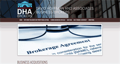 Desktop Screenshot of dhabrokers.com