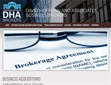 Tablet Screenshot of dhabrokers.com